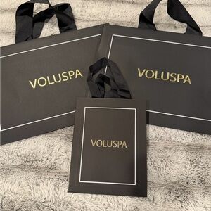 Voluspa Black and Gold Gift Bags